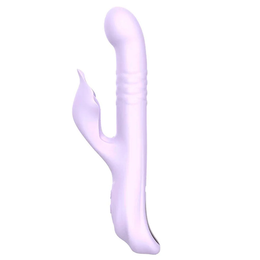 Adam & Eve Eves Throbber Lilac 25.4 Cm Usb Rechargeable Pulsating Rabbit Vibrator