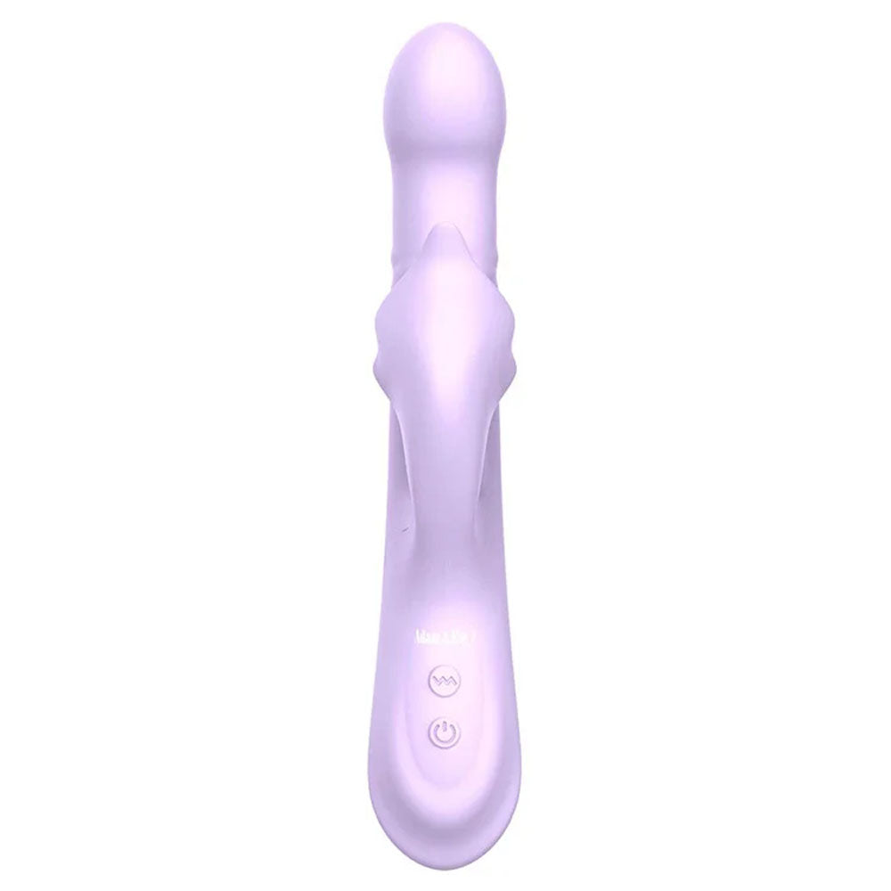 Adam & Eve Eves Throbber Lilac 25.4 Cm Usb Rechargeable Pulsating Rabbit Vibrator