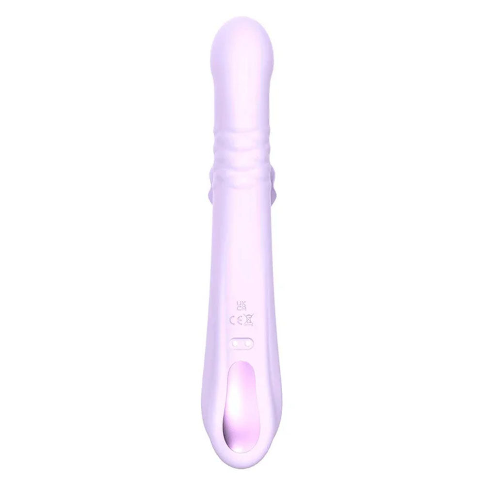 Adam & Eve Eves Throbber Lilac 25.4 Cm Usb Rechargeable Pulsating Rabbit Vibrator