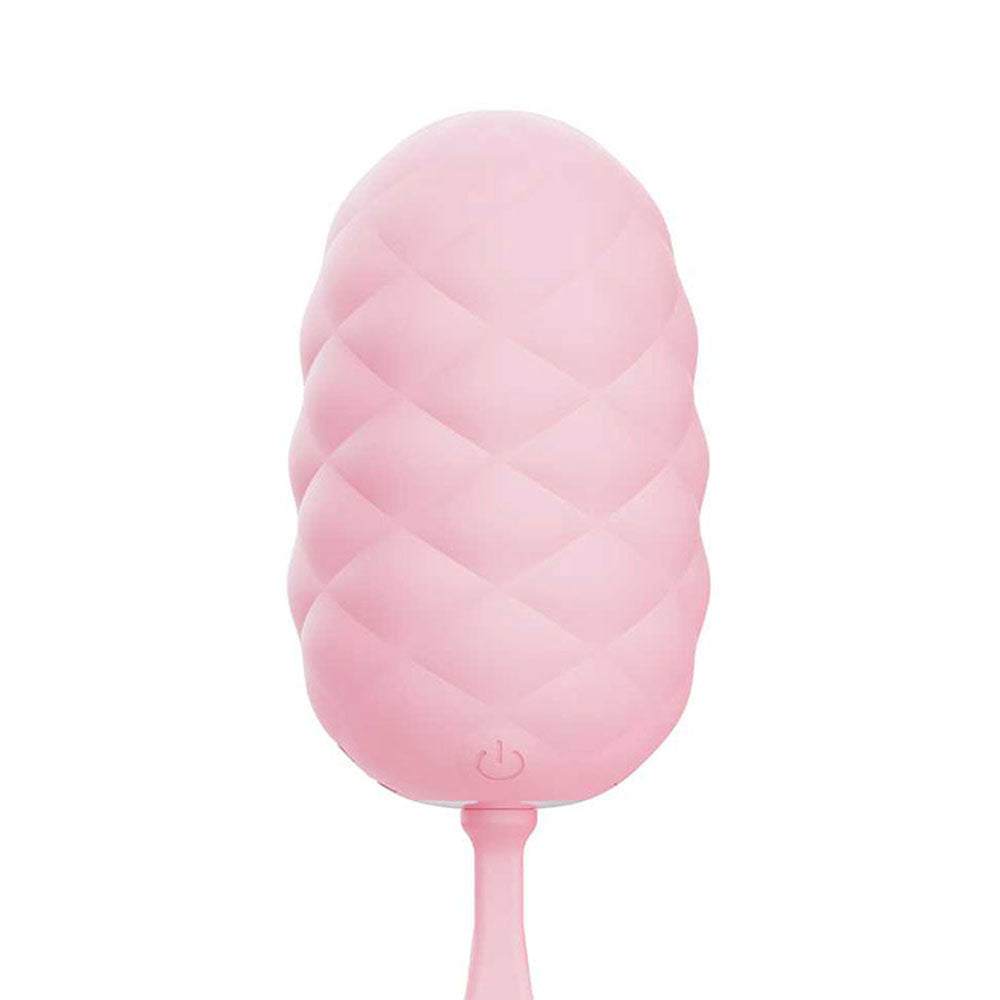 Adam & Eve Pillow Talk Egg Pink Usb Rechargeable Vibrating Egg With Wireless Remote Control