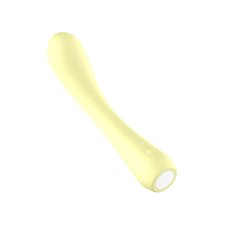 Adam & Eve Groovy Glow Ups Bendie Yellow 18.4 Cm Usb Rechargeable G Spot Vibrator
