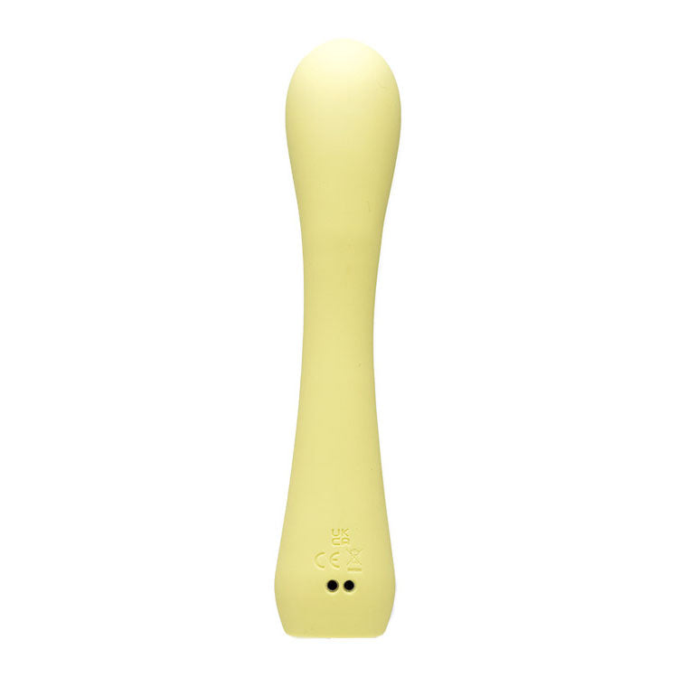Adam & Eve Groovy Glow Ups Bendie Yellow 18.4 Cm Usb Rechargeable G Spot Vibrator