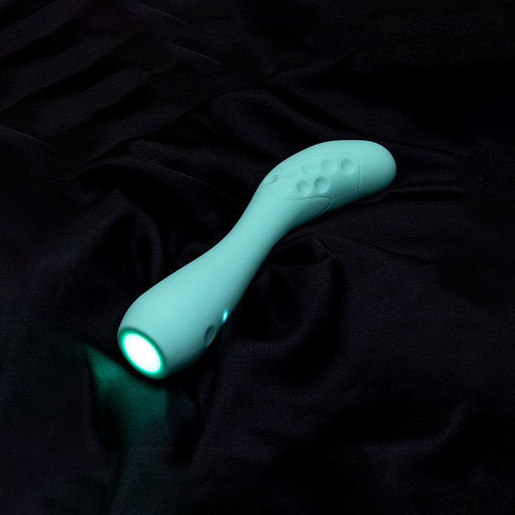 Adam & Eve Groovy Glow Ups Flexie Blue 19 Cm Usb Rechargeable G Spot Vibrator