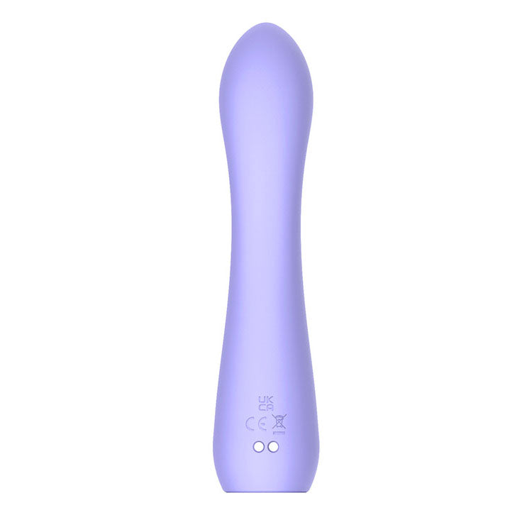 Adam & Eve Groovy Glow Ups Wavie Purple 16.5 Cm Usb Rechargeable Rabbit Vibrator