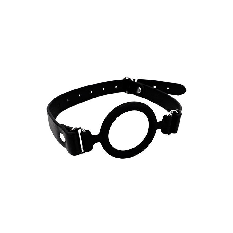 Adam & Eve Open Wide Black Adjustable Mouth Restraint