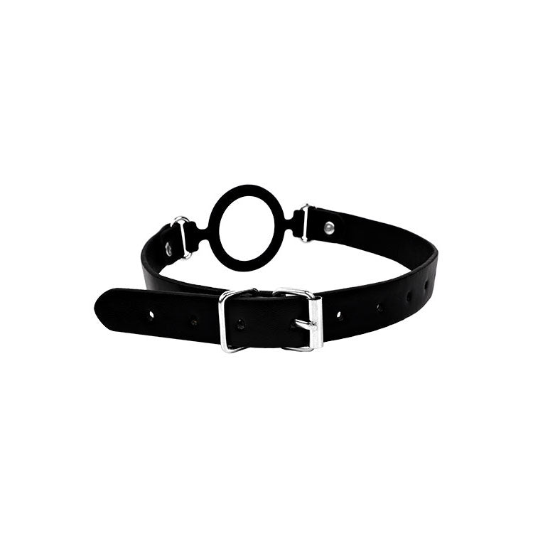 Adam & Eve Open Wide Black Adjustable Mouth Restraint