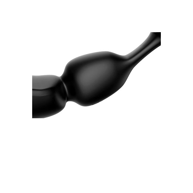 Adam & Eve The Great Expander Black 14 Cm Usb Rechargeable Thrusting & Expanding Prostate Massager With Wireless Remote