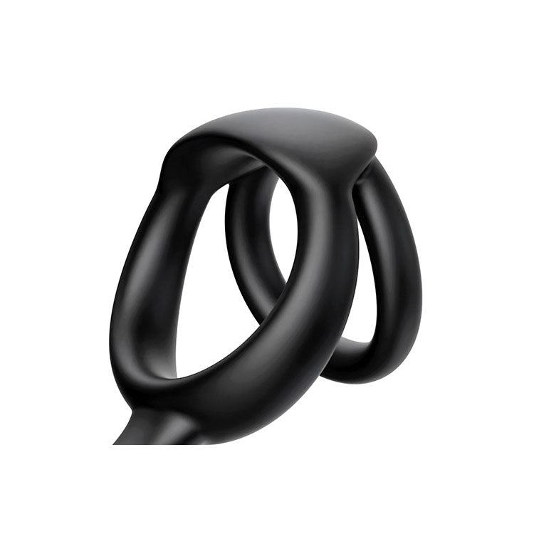 Adam & Eve The Great Expander Black 14 Cm Usb Rechargeable Thrusting & Expanding Prostate Massager With Wireless Remote