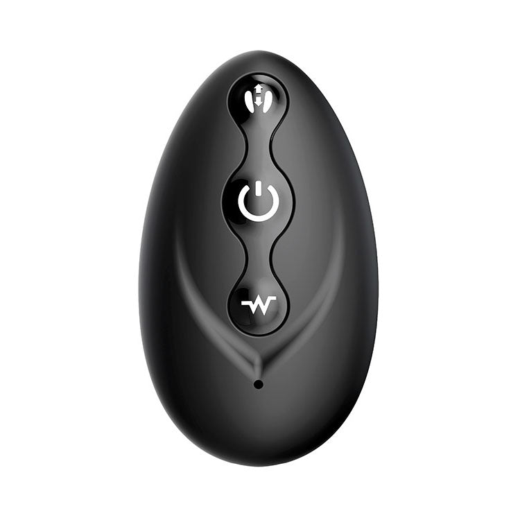 Adam & Eve The Great Expander Black 14 Cm Usb Rechargeable Thrusting & Expanding Prostate Massager With Wireless Remote