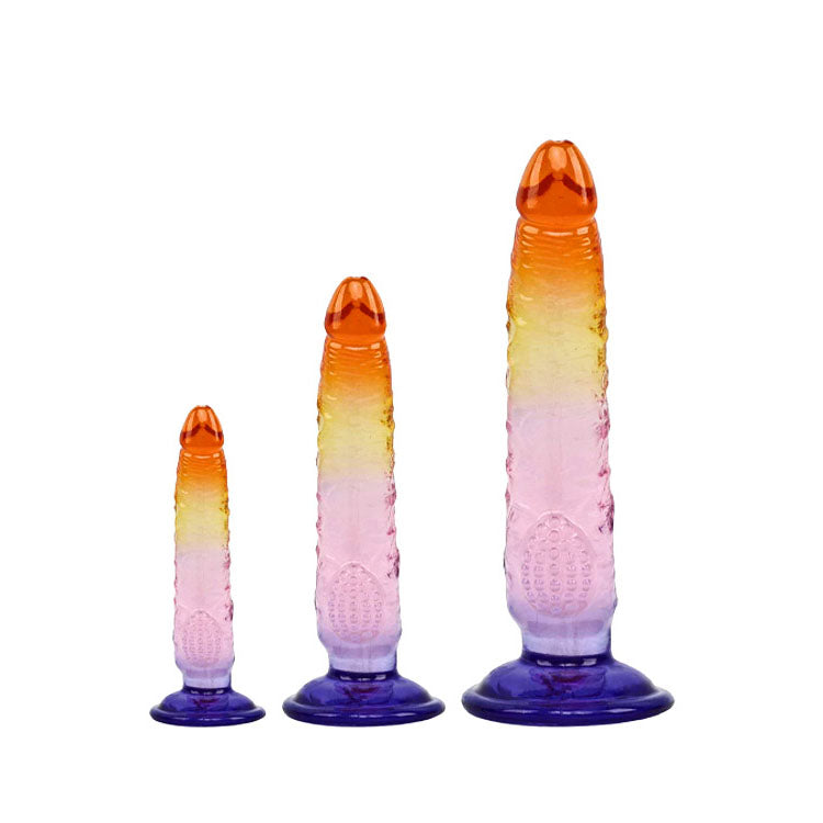 Adam & Eve Sunset Dreams Trio Multicoloured Multicoloured Dildos Set Of 3 Sizes