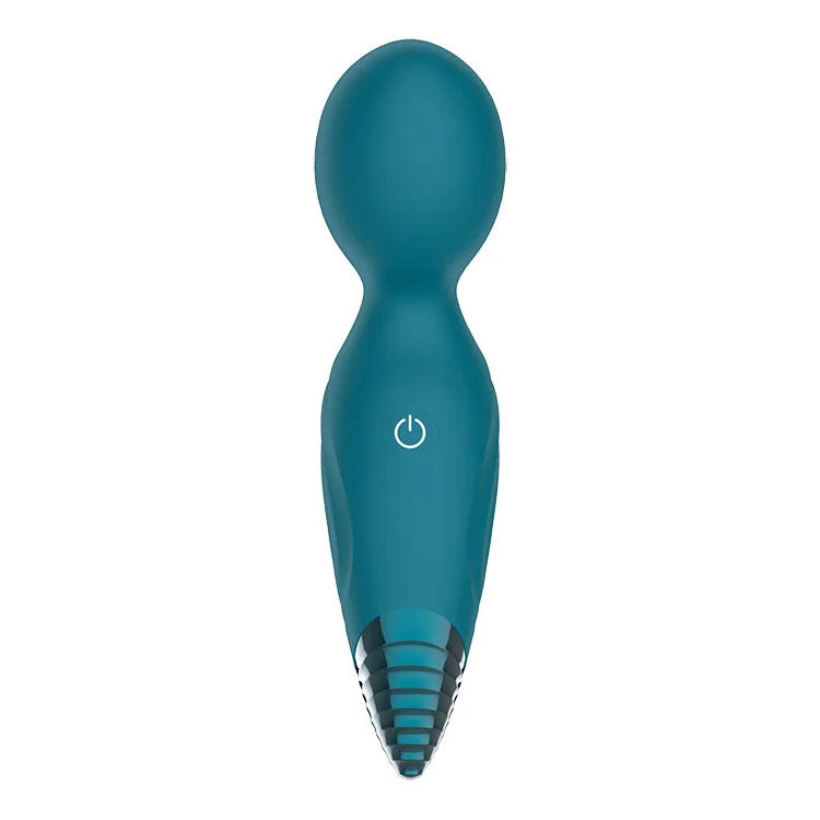 Adam & Eve Dew Drop Green 12.7 Cm Usb Rechargeable Mini Massager Wand