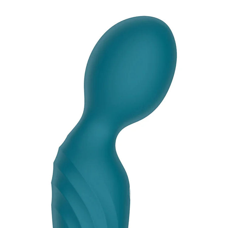 Adam & Eve Dew Drop Green 12.7 Cm Usb Rechargeable Mini Massager Wand