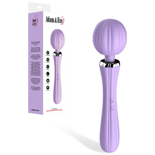 Adam & Eve Her Majesty Purple 29 Cm Usb Rechargeable Vibrating Massager Wand
