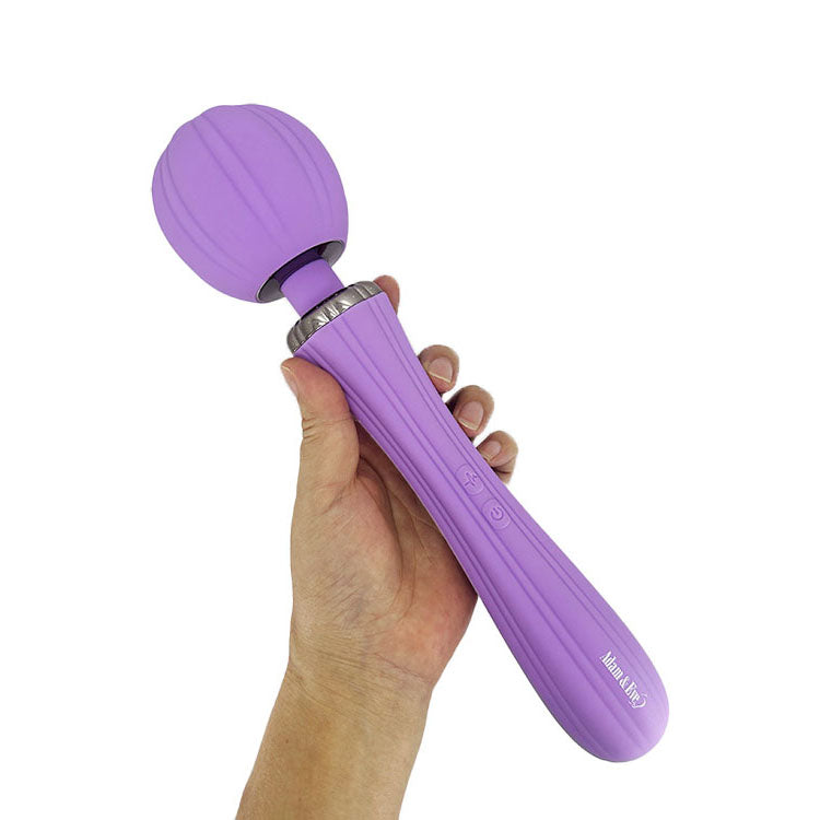 Adam & Eve Her Majesty Purple 29 Cm Usb Rechargeable Vibrating Massager Wand
