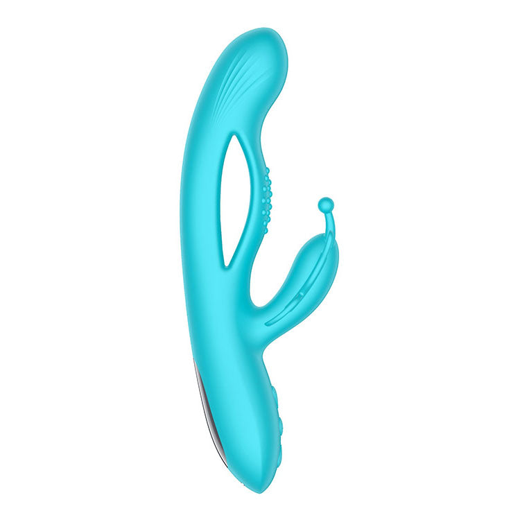 Adam & Eve Butterfly Embrace Blue Blue 24.1 Cm Usb Rechargeable Butterfly Vibrator