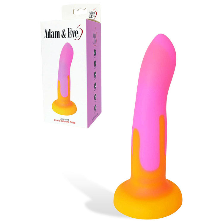 Adam & Eve Charmed Pink/Yellow 16.5 Cm Dildo