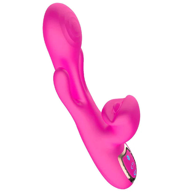Adam & Eve The Hyper Wave Pink Pink 22.9 Cm Usb Rechargeable Rabbit Vibrator