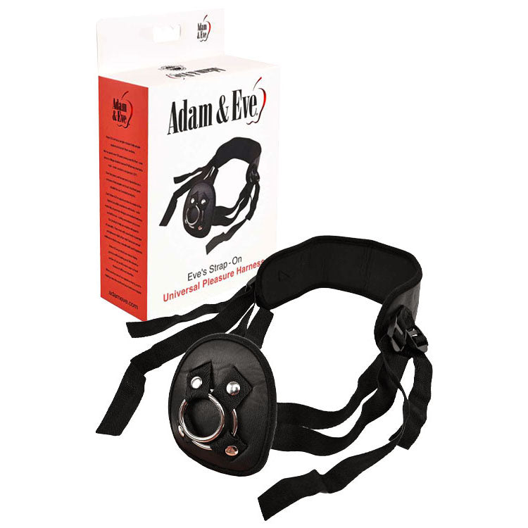 Adam & Eve Eves Strap On Black Adjustable Strap On Harness (No Probe Included)