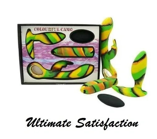 Colourful Camo Rechargeable Couples kit
