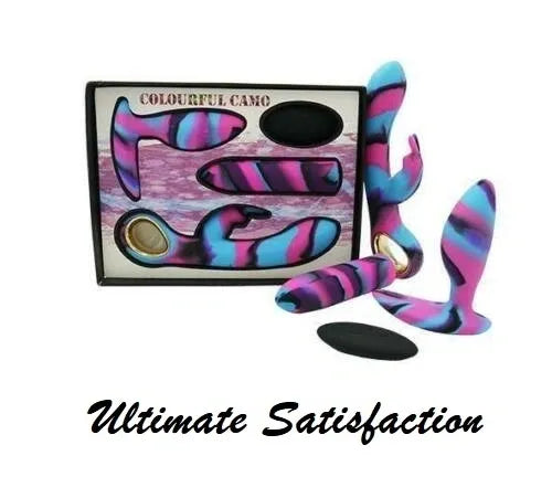 Colourful Camo Rechargeable Couples kit