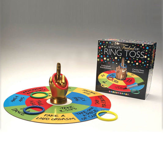 Lets Get Fucked Up Ring Toss Adult Party Game