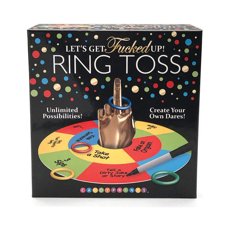 Lets Get Fucked Up Ring Toss Adult Party Game