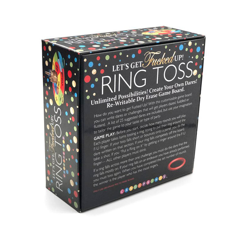 Lets Get Fucked Up Ring Toss Adult Party Game