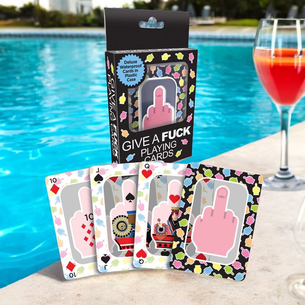 Give A Fuck Playing Cards Waterproof Novelty Playing Cards