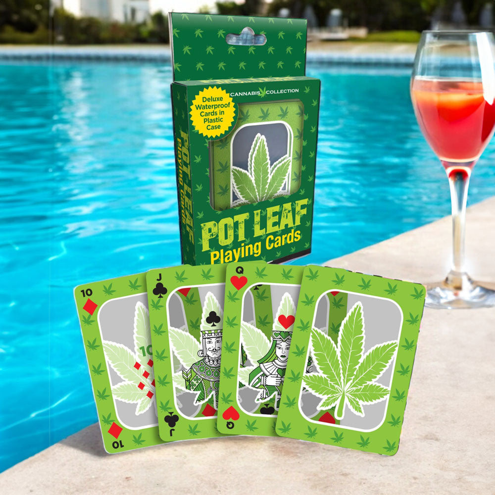Pot Leaf Playing Cards Waterproof Novelty Playing Cards