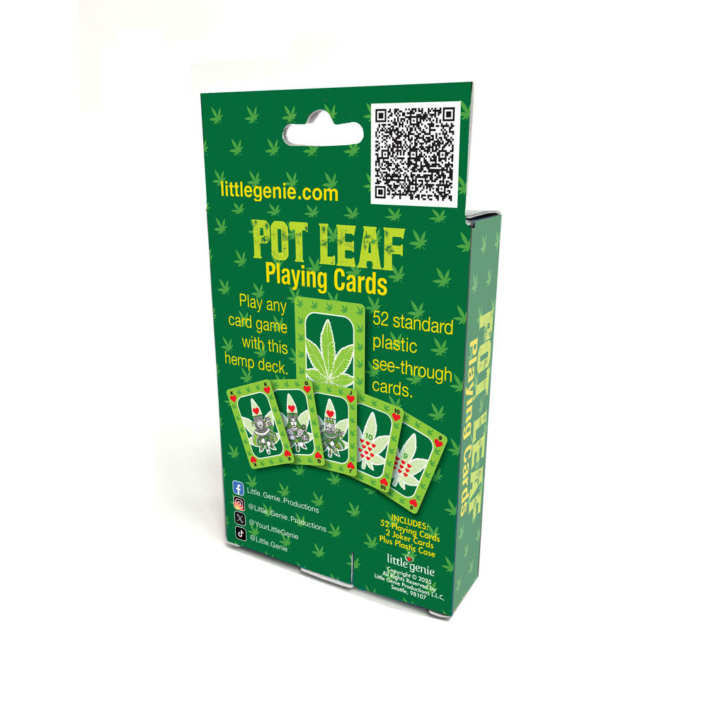 Pot Leaf Playing Cards Waterproof Novelty Playing Cards