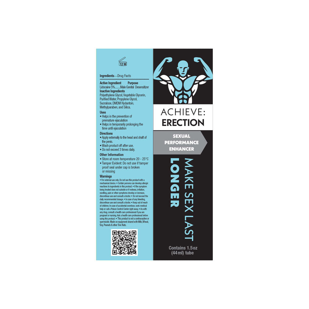 Achieve: Erection Sexual Performance Enhancer For Men 44 Ml Tube