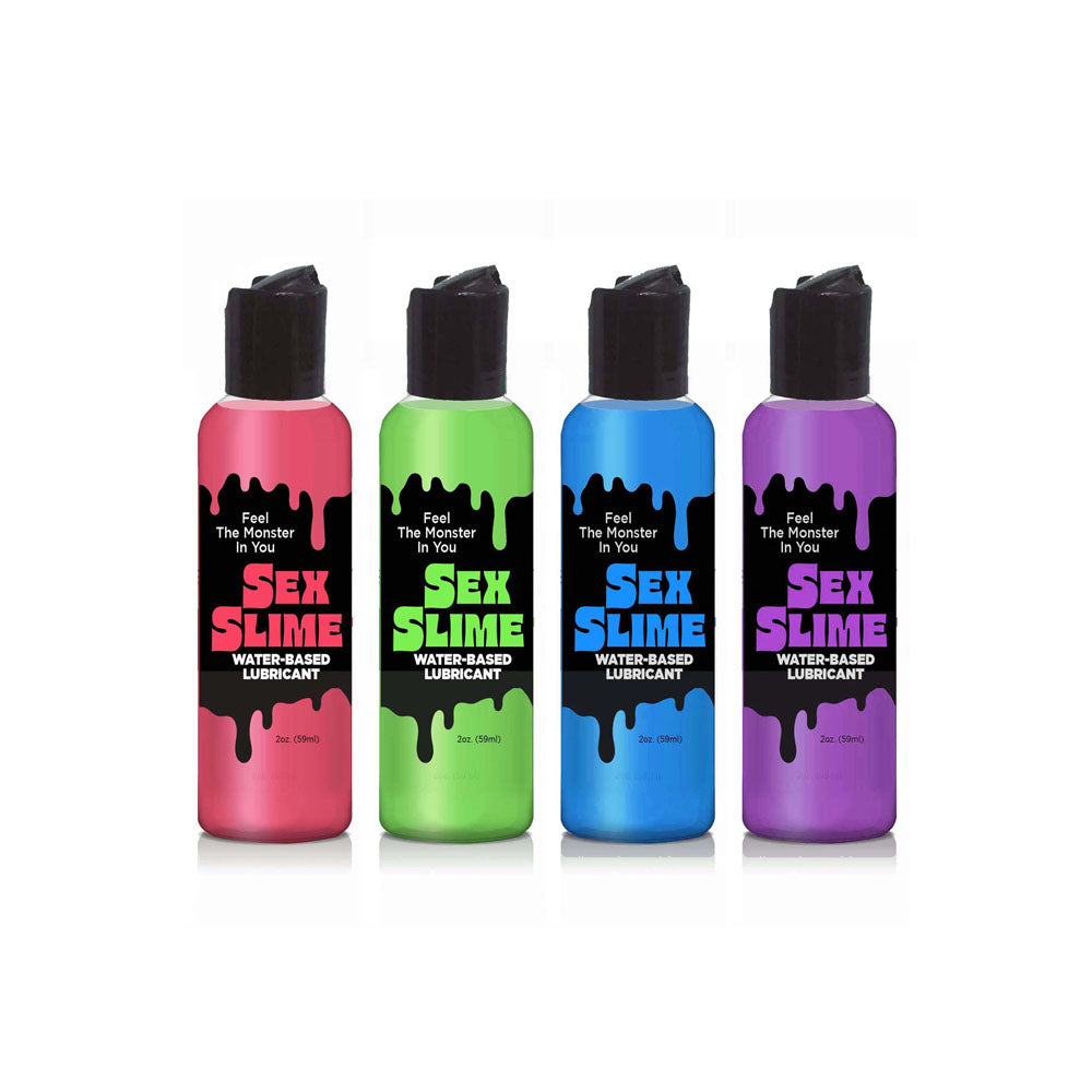 Sex Slime Blue Blue Water Based Lubricant 60 Ml Bottle