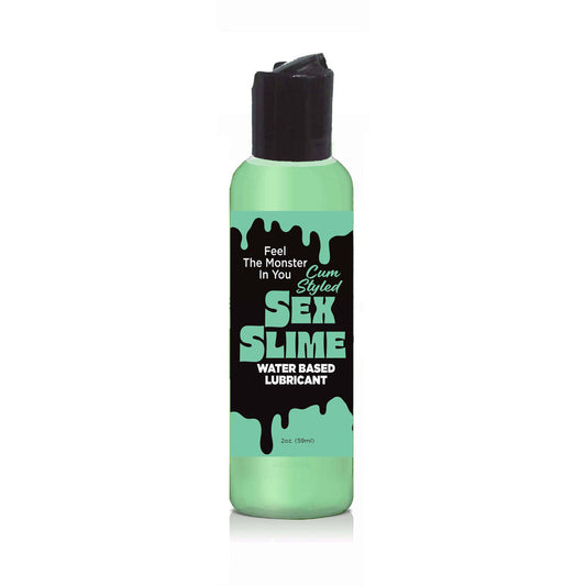 Sex Slime Cum Style Creature Lube Green 60 Ml Green Cum Style Water Based Lubricant 60 Ml Bottle