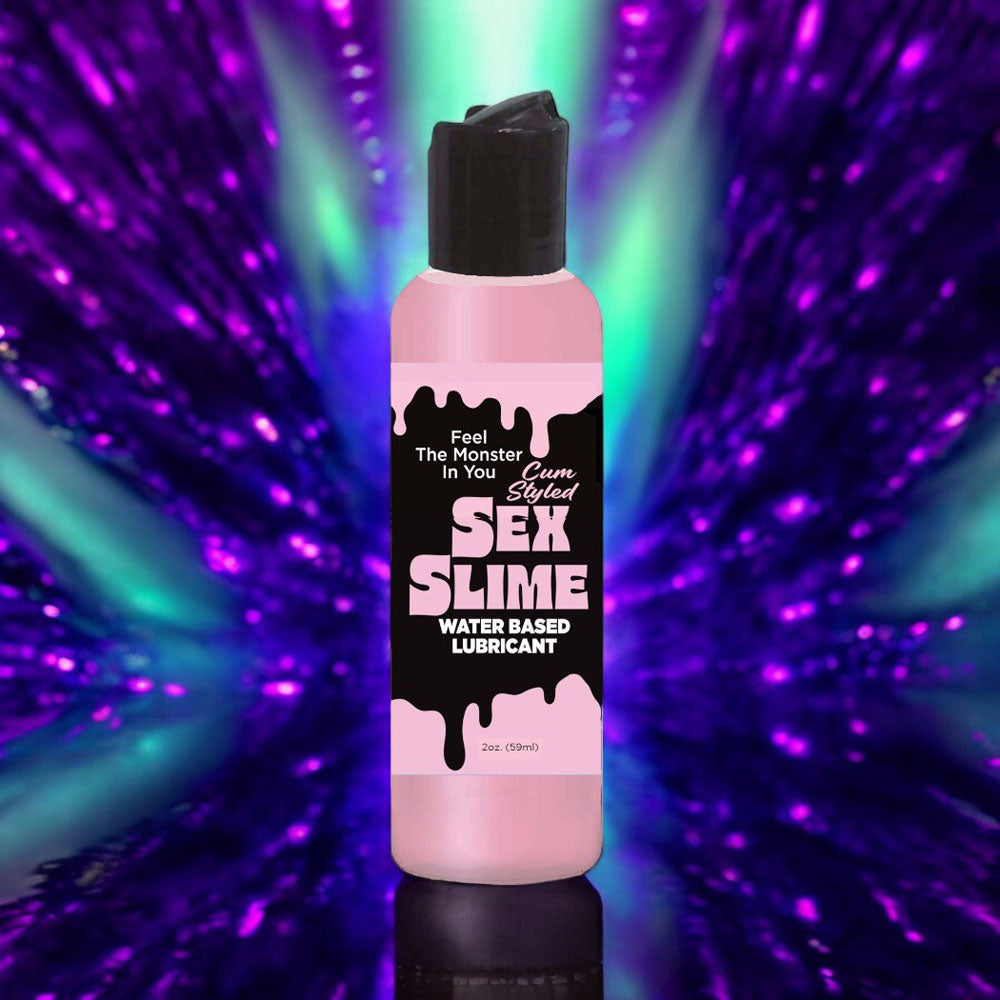 Sex Slime Cum Style Creature Lube Pink 120 Ml Pink Cum Style Water Based Lubricant 120 Ml Bottle