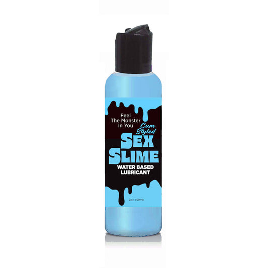 Sex Slime Cum Style Creature Lube Blue 60 Ml Blue Cum Style Water Based Lubricant 60 Ml Bottle