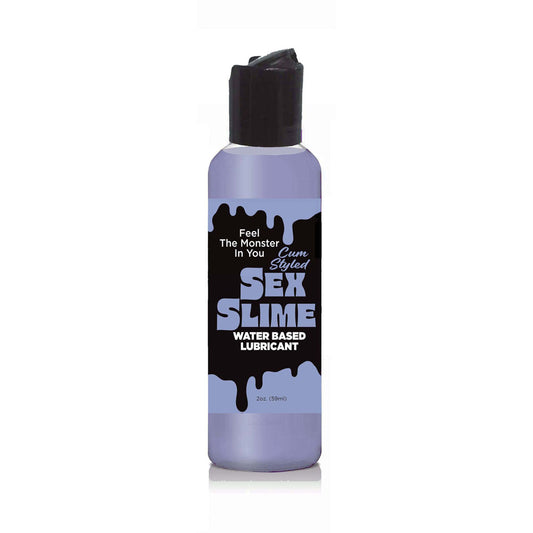 Sex Slime Cum Style Creature Lube Purple 60 Ml Purple Cum Style Water Based Lubricant 60 Ml Bottle