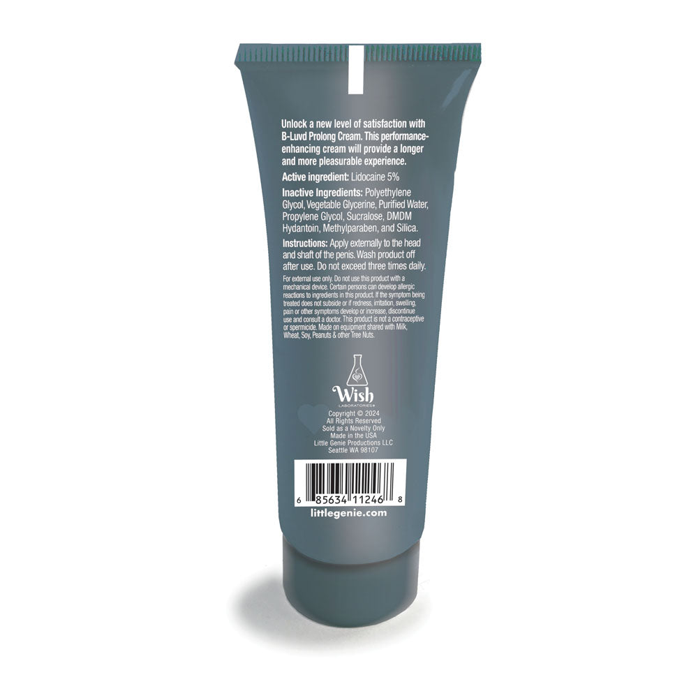 B Luvd Erection Prolong Cream Male Desensitising Cream 59 Ml Tube