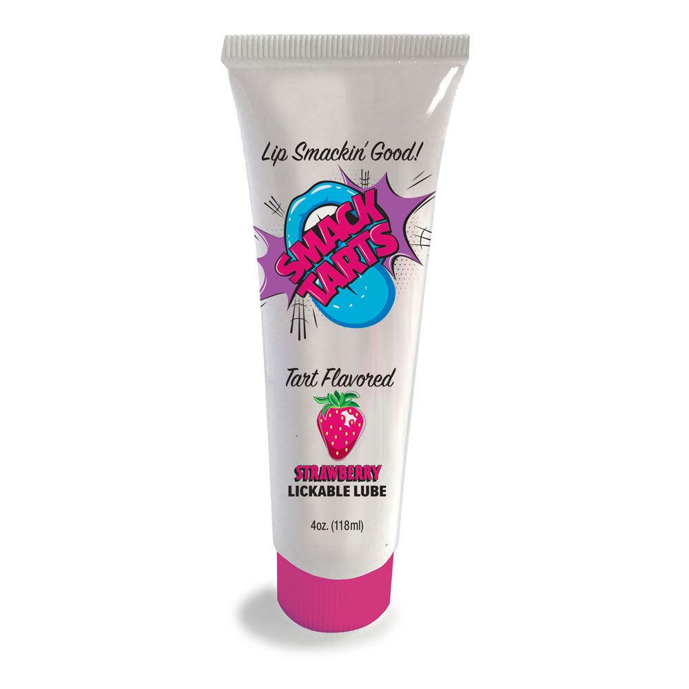 Smack Tarts Sour Strawberry Sour Strawberry Flavoured Lubricant 120 Ml Tube