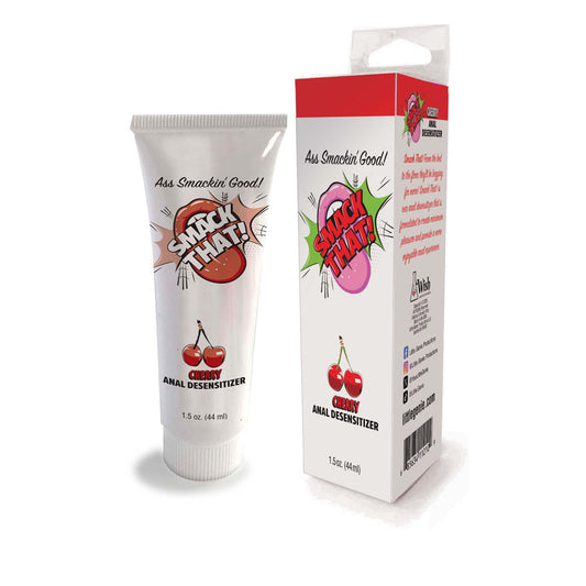 Smack That! Anal Desensitiser Cherry Cherry Flavoured Anal Desensitiser 44 Ml Tube