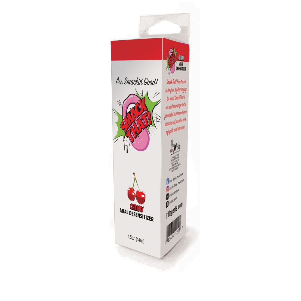 Smack That! Anal Desensitiser Cherry Cherry Flavoured Anal Desensitiser 44 Ml Tube