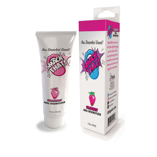 Smack That! Anal Desensitiser Strawberry Strawberry Flavoured Anal Desensitiser 44 Ml Tube