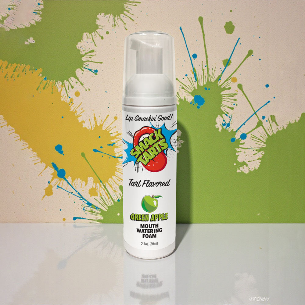 Smack Tarts Mouthwatering Foam Green Apple Sour Green Apple Flavoured 80 Ml Bottle
