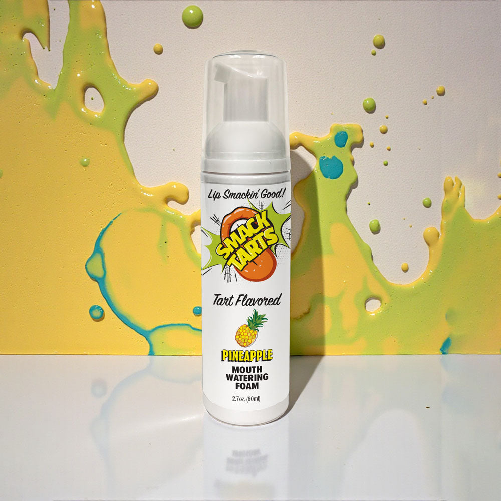 Smack Tarts Mouthwatering Foam Pineapple Sour Pineapple Flavoured 80 Ml Bottle