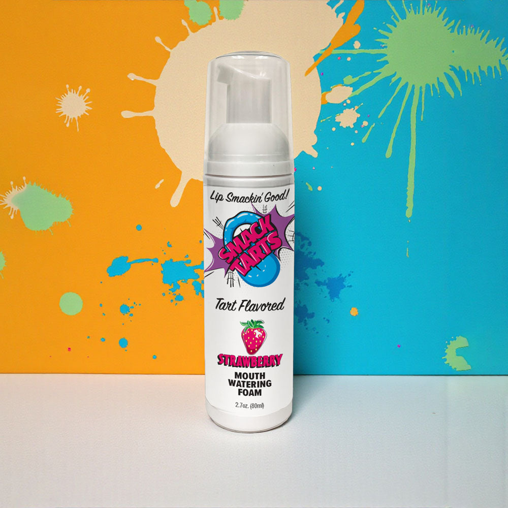 Smack Tarts Mouthwatering Foam Strawberry Sour Strawberry Flavoured 80 Ml Bottle