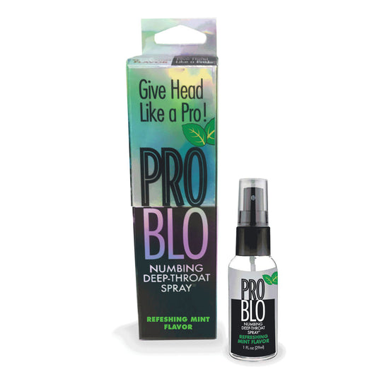 Pro Blo Deep Throat Spray Mint Mint Flavoured Deep Throat Spray 30 Ml