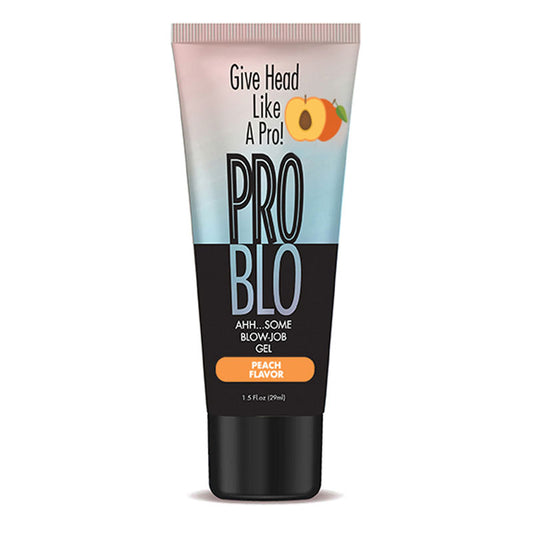 Pro Blo Oral Pleasure Gel Peach Flavoured Blowjob Gel 29 Ml Tube