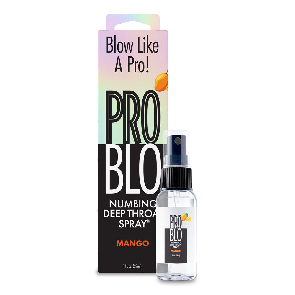 Pro Blo Deep Throat Spray Mango Mango Flavoured Deep Throat Spray 30 Ml