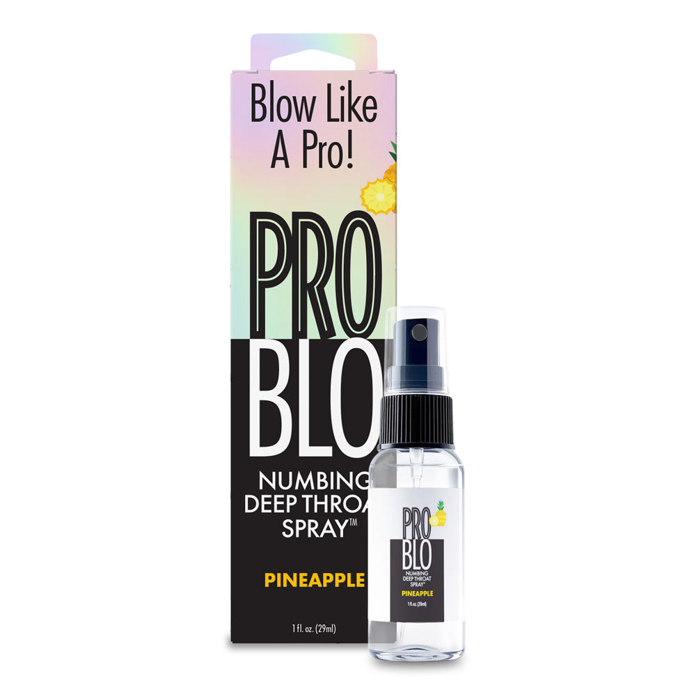 Pro Blo Deep Throat Spray Pineapple Pineapple Flavoured Deep Throat Spray 30 Ml