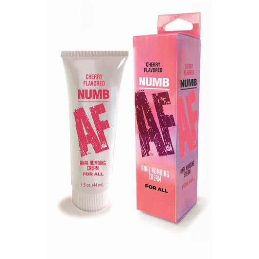 Numb Af Cherry Cherry Flavoured Anal Numbing Cream 44 Ml Tube