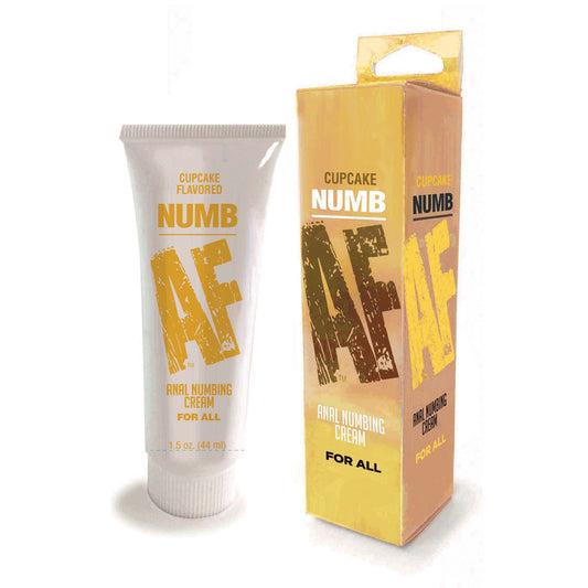 Numb Af Cupcake Cupcake Flavoured Anal Numbing Cream 44 Ml Tube